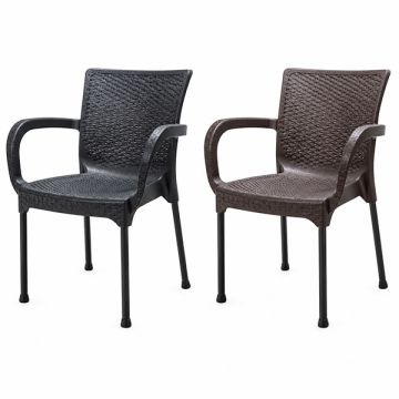 Pre-Order FCA 2038 Bamboo Armrest Chair Random Colour
