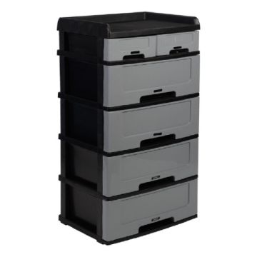 Felton 5 Tiers Drawer 484 Random Colour Storage Drawer