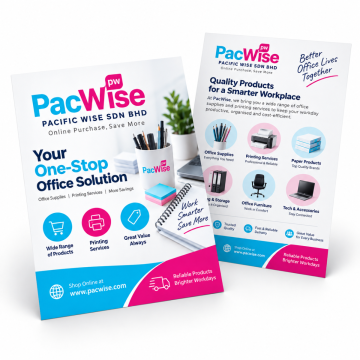 Customized Digital Printing Flyer A5 80gsm Full Colour Double Sided