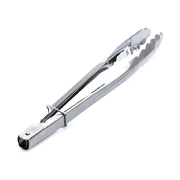 Stainless Steel Food Tongs Rust-Resistant Easy-Grip Kitchen Tongs
