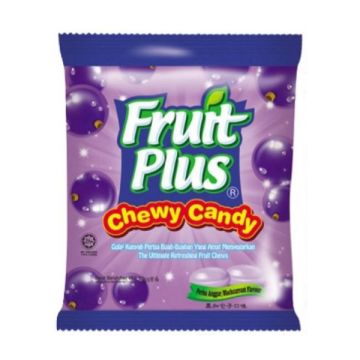 Fruit Plus Blackcurrant Chewy Candy 120g