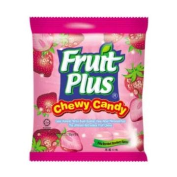 Fruit Plus Strawberry Chewy Candy 120g