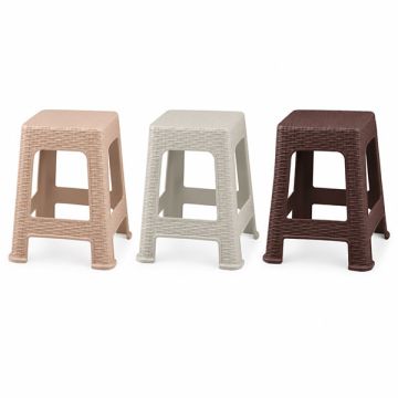 Pre-Order FUN 3382 Bamboo Plastic Stool 382 x 382 x 473mm