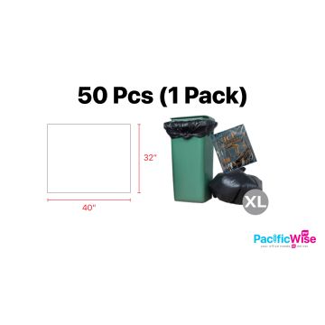Garbage Bag/Beg Sampah/Packing Product/Extra Large/32" x 40" (50 Pcs x 1 Pack)