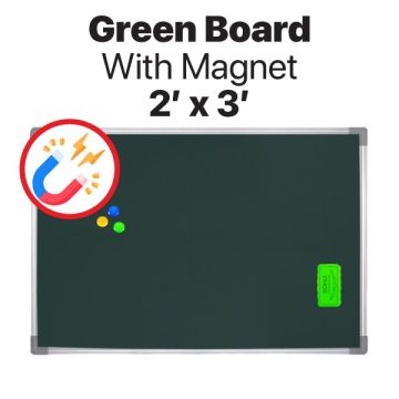 Magnetic Green Board Aluminium Frame 2ft x 3ft