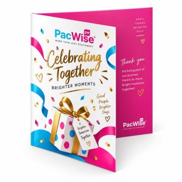 Custom Half Fold Greeting Card c12ub 250gsm 4C Double-Sided Print