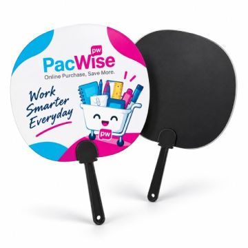Custom Hand Fan PFS 001 178x165mm Full Colour Print