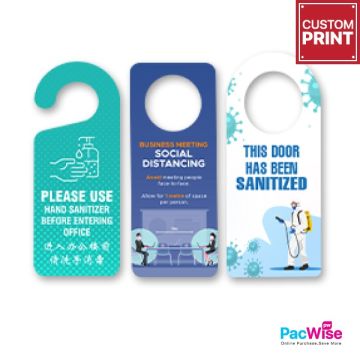 Customized Printing Hanger – Smart Point-of-Contact Branding Tool