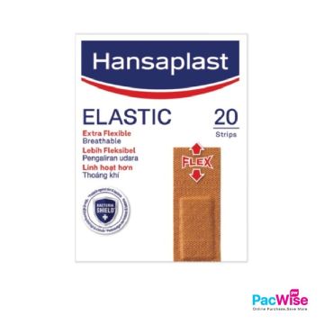 Hansaplast Elastic Plasters 20 Strips – Extra Flexible & Breathable Wound Protection