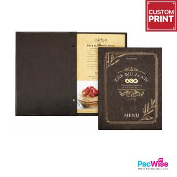 Customized Printing Hard Cover Menu – Premium Dining Presentation