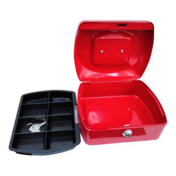 Hata 320 Cash Box Steel Security Box with Tray & 2 Keys