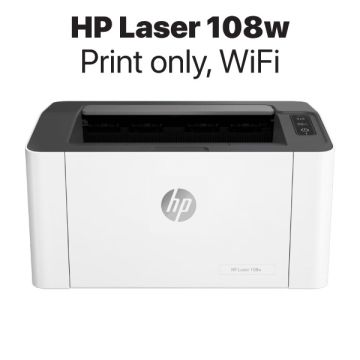 HP Laser 108w Wireless Mono Laser Printer (4ZB80A)
