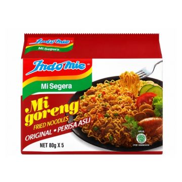 Indomie Mi Goreng Asli Instant Noodles 80g x 5 Packs