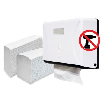 Hand Towel Dispenser Set Virgin Pulp Easy Dispense 1 Carton