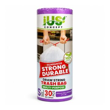 IUS Concept Drawstring Trash Bag S 20L 30pcs