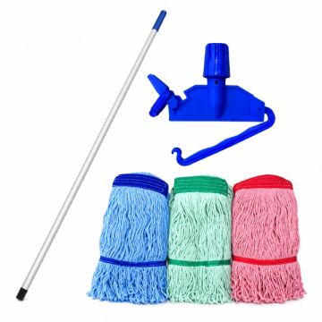 Kentucky Mop Refill with Clip & Aluminium Handle 5ft