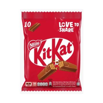 KitKat 2 Finger Sharebag Milk Chocolate Wafer 15g x 10