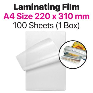 A4 Laminating Film 100 Micron Premium 100 Sheets