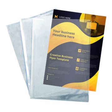 Transparent Shape Folder Document Holder A4 A3 F4 PVC