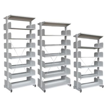 Book Rack/Library Rack/S325W/S326W/S327W/Rak Perpustakaan/Double Sided without Side Panel/5 Level/6 Level/7Level