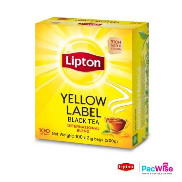 Lipton Yellow Label Black Tea Bags 2g Rich Taste