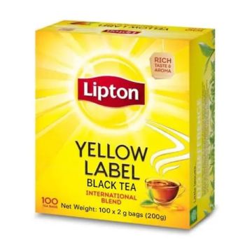 Lipton Yellow Label Black Tea Bags 2g Rich Taste