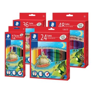 Staedtler Luna Watercolour Pencils 12/24/36/48 Colours