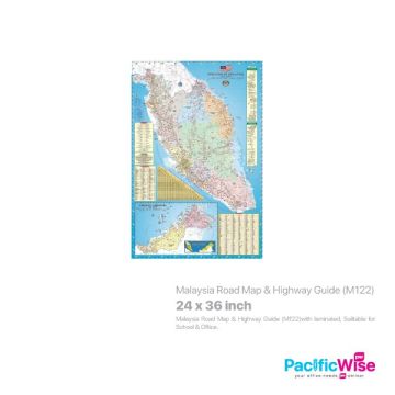 Malaysia Road Map & Highway Guide (M122)