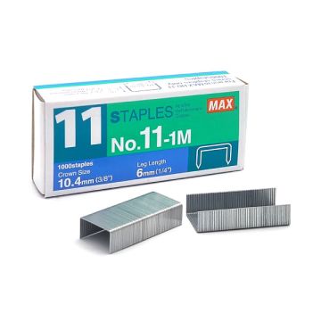 Max No.11-1M Vaimo Staples 6mm 1000pcs