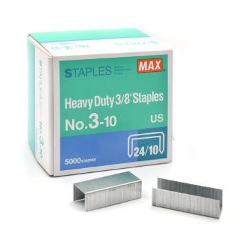 Max No.3-10M Heavy Duty Staples 24/10 5000pcs