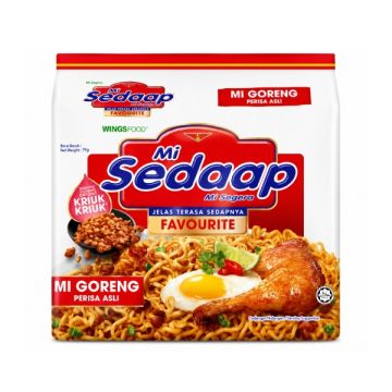 Mi Sedaap Mi Goreng Original Instant Noodles 90g x 5 Packs