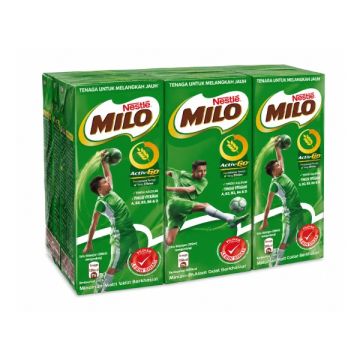 Milo Activ-Go UHT Chocolate Malt Drink 200ml x 6 Packs