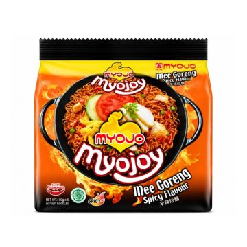 Myojo Mee Goreng Spicy Instant Noodles 80g x 5 Packs