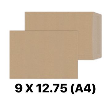 Brown Manila Non-Window Envelope 9 x 12.75 Inch