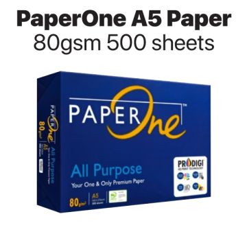 PaperOne A5 Copier Paper 80gsm ProDigi High Opacity