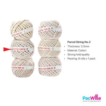 Parcel String/Cotton Twine/Tali Bungkusan/Binder Accessories (No.1 ~ No.6)-No.2-1