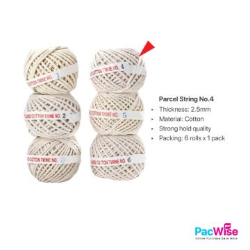 Parcel String/Cotton Twine/Tali Bungkusan/Binder Accessories (No.1 ~ No.6)-No.4-1