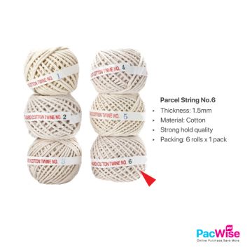 Parcel String/Cotton Twine/Tali Bungkusan/Binder Accessories (No.1 ~ No.6)-No.6-1
