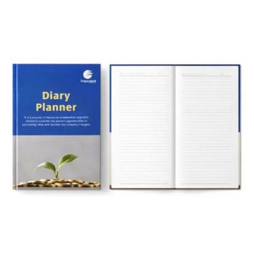 Custom A5 Hard Cover Perfect Bind Notebook