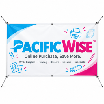 Custom Tarpaulin Banner 300gsm with Eyelets and String