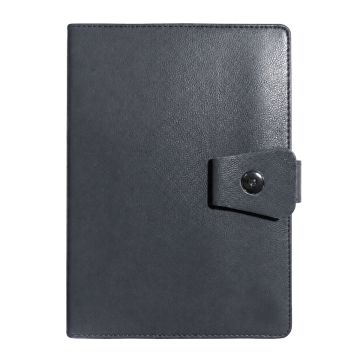 Custom Exclusive Leather Cover Wire-O Notebook A5 Portrait 80 Sheets