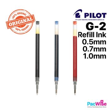 Pilot/Gel Ink Refill/Isi Ulang Tinta Gel/Writing Pen/G-2/0.5mm/0.7mm/1.0mm