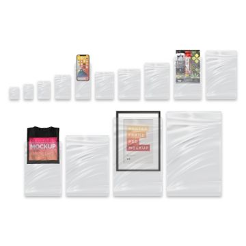 PP Plastic Bag 0.04mm Clear Packing Bag 2kg Bulk Pack