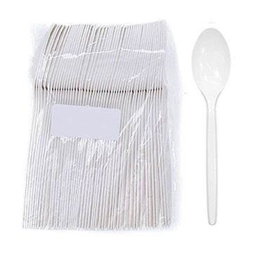 Plastic Spoon 16.5cm Polystyrene 50pcs Per Pack