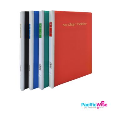 Clear Holder 32 Ring Files PP (Refillable)