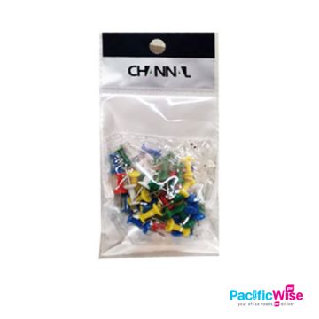 Push Pin DL-047 Assorted Colours 24mm 50pcs