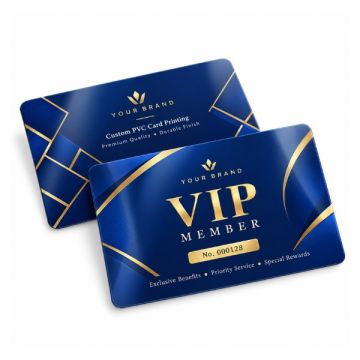 Custom PVC Card Printing 86x54mm 4C Double-Sided Gloss