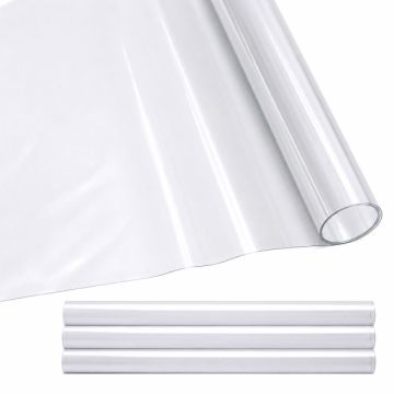 Clear PVC Plastic Book Cover Roll 46cm x 1.5m 3 Rolls
