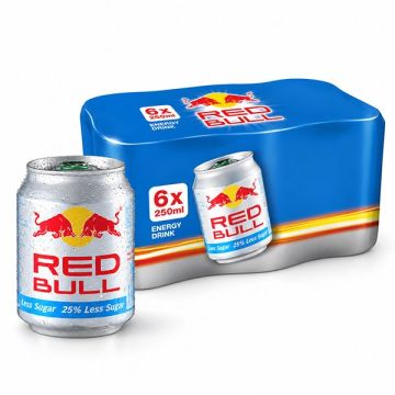 Red Bull Less Sugar Energy Drink 250ml x 6 Cans