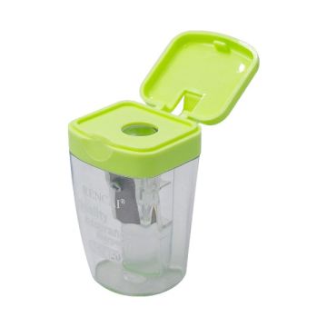 Single Hole Pencil Sharpener Cap & Lock Fast Clean Sharpening